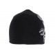 Bonnet Biker Tete de Mort Rouge et Noir en Laine Motard Fashion BONNETS Nyls Création