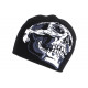 Bonnet Motard Tete de Mort Noir et Blanc Laine Biker Fashion ANCIENNES COLLECTIONS divers