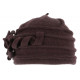 Chapeau Femme Laine Marron Beret Tendance Bonnet Toque Hiver Vella CHAPEAUX Léon montane