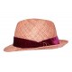 Chapeau de paille Berwick naturel Rosé ANCIENNES COLLECTIONS divers