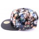 Casquette Snapback JBB couture noir avec déco florale ANCIENNES COLLECTIONS divers