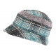 Beret Chapeau Femme Vert et Grise Retro Bonnet Feutre Hiver Lyara CHAPEAUX Léon montane