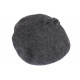 Beret Femme Gris Feutre de Laine Classe et Tendance 2 Boutons Lexya BERETS Léon montane