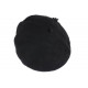 Beret Femme Noir Feutre de Laine Classe et Tendance 2 Boutons Lexya BERETS Léon montane