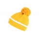 Bonnet Pompon Fourrure Jaune Tendance Laine Doublure Polaire Ryck BONNETS Léon montane