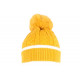 Bonnet Pompon Fourrure Jaune Tendance Laine Doublure Polaire Ryck BONNETS Léon montane