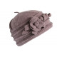 Chapeau Femme Laine Rose Taupe Beret Tendance Bonnet Hiver Vella CHAPEAUX Léon montane