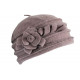 Chapeau Femme Laine Rose Taupe Beret Tendance Bonnet Hiver Vella CHAPEAUX Léon montane