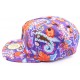 Casquette Snapback JBB couture Violet et imprimé orange ANCIENNES COLLECTIONS divers