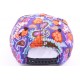 Casquette Snapback JBB couture Violet et imprimé orange ANCIENNES COLLECTIONS divers