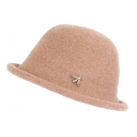 Chapeau Laine Femme Marron Hiver Classe Chaud Design Beret Cloche Apis CHAPEAUX Léon montane