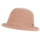 Chapeau Laine Femme Marron Hiver Classe Chaud Design Beret Cloche Apis CHAPEAUX Léon montane