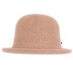 Chapeau Laine Femme Marron Hiver Classe Chaud Design Beret Cloche Apis CHAPEAUX Léon montane