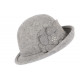 Chapeau Feutre Femme Gris Chiné Tendance et Classe en laine Quyns CHAPEAUX Léon montane