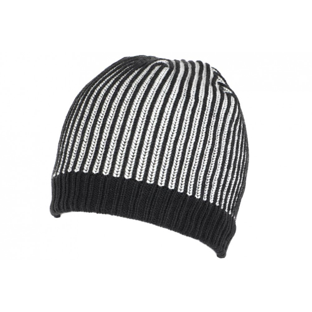 Bonnet doublure polaire noir homme - DistriCenter