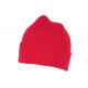 Bonnet Rouge en Laine Tendance et Confort avec Revers Eric BONNETS Nyls Création