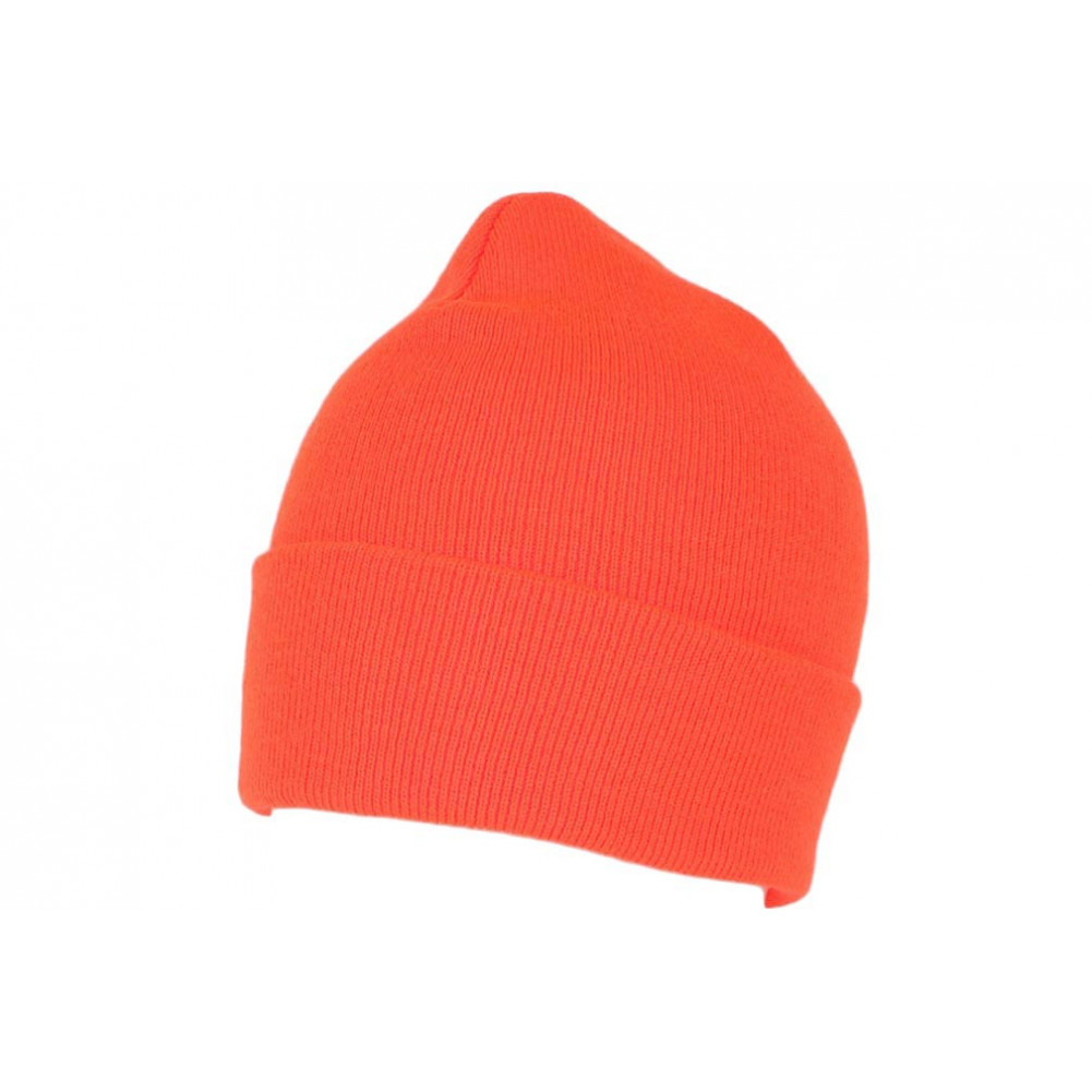 Bonnet polaire réversible coloris Orange fluo