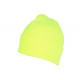 Bonnet Jaune Fluo en Laine Fashion et Chaud avec Revers Eric BONNETS Nyls Création