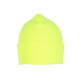 Bonnet Jaune Fluo en Laine Fashion et Chaud avec Revers Eric BONNETS Nyls Création