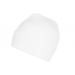 Bonnet Blanc en Laine Tendance et Confortable avec Revers Eric BONNETS Nyls Création