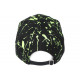 Casquette NY Jaune Fluo et Noire Style Tags Streetwear Baseball Paynter CASQUETTES Hip Hop Honour