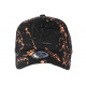 Casquette NY Orange et Noire look Tags Streetwear Baseball Paynter ANCIENNES COLLECTIONS divers