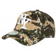 Casquette NY Camouflage Verte et Blanche look Tags Streetwear Baseball Paynter CASQUETTES Hip Hop Honour