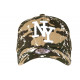 Casquette NY Camouflage Verte et Blanche look Tags Streetwear Baseball Paynter CASQUETTES Hip Hop Honour