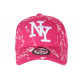 Casquette NY Rose et Blanche style Original Tags Streetwear Baseball Paynter CASQUETTES Hip Hop Honour