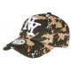 Casquette NY Militaire Orange et Blanche look Tags Streetwear Baseball Paynter ANCIENNES COLLECTIONS divers