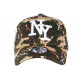 Casquette NY Militaire Orange et Blanche look Tags Streetwear Baseball Paynter ANCIENNES COLLECTIONS divers