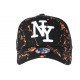 Casquette NY Orange et Noire Design Original Tags Baseball Paynter ANCIENNES COLLECTIONS divers