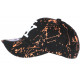 Casquette NY Orange et Noire Design Original Tags Baseball Paynter ANCIENNES COLLECTIONS divers