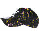 Casquette NY Jaune Rose et Noire Mode Originale Tags Baseball Paynter CASQUETTES Hip Hop Honour