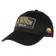 Casquette El Patron Colombia Noire et Doree Strass Medellin Baseball CASQUETTES SKR