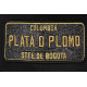 Casquette Plata o Plomo Colombia Noire et Doree Strass Bogota Baseball CASQUETTES SKR