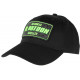 Casquette El Patron Medellin Vert FLuo et Noire Strass Colombia Baseball CASQUETTES SKR