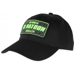 Casquette El Patron Medellin Vert FLuo et Noire Strass Colombia Baseball CASQUETTES SKR