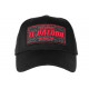 Casquette El Patron Noire et Rouge Strass Medellin Colombia Baseball CASQUETTES SKR