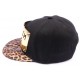 Casquette Snapback JBB Couture Noire SORRY I'M SWAG, visière léopard ANCIENNES COLLECTIONS divers