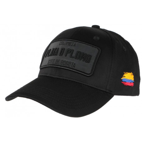 Casquette Plata o Plomo Noir Mat Colombia Bogota Baseball CASQUETTES SKR