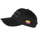 Casquette Plata o Plomo Noir Mat Colombia Bogota Baseball CASQUETTES SKR