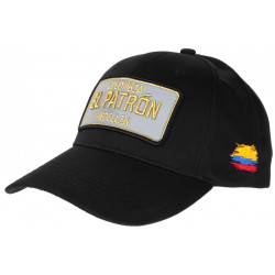 Casquette El Patron Noir Ecusson Reflechissant Medellin Colombia Baseball CASQUETTES SKR