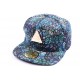 Snapback JBB couture bleu et imprimé ANCIENNES COLLECTIONS divers