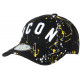 Casquette ICON Jaune et Noire Taguee Streetwear Baseball CASQUETTES Hip Hop Honour