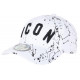 Casquette ICON Blanche et Noire Taguee Streetwear Baseball CASQUETTES Hip Hop Honour