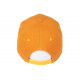 Casquette NY Orange et Noire Tendance Visiere Baseball Stazky CASQUETTES Hip Hop Honour