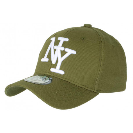 Casquette NY Verte Broderie 3D Blanche Tendance Visiere Baseball Stazky CASQUETTES Hip Hop Honour