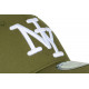 Casquette NY Verte Broderie 3D Blanche Tendance Visiere Baseball Stazky CASQUETTES Hip Hop Honour