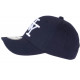 Casquette NY Bleu Marine et Blanche Tendance Visiere Baseball Stazky CASQUETTES Hip Hop Honour